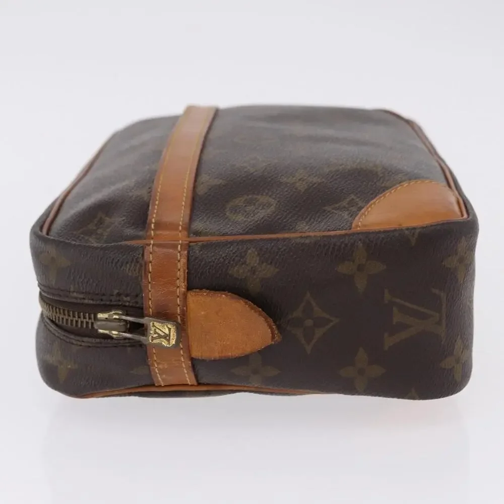 Louis Vuitton Monogram Compiegne 28 Clutch Bag Brown
